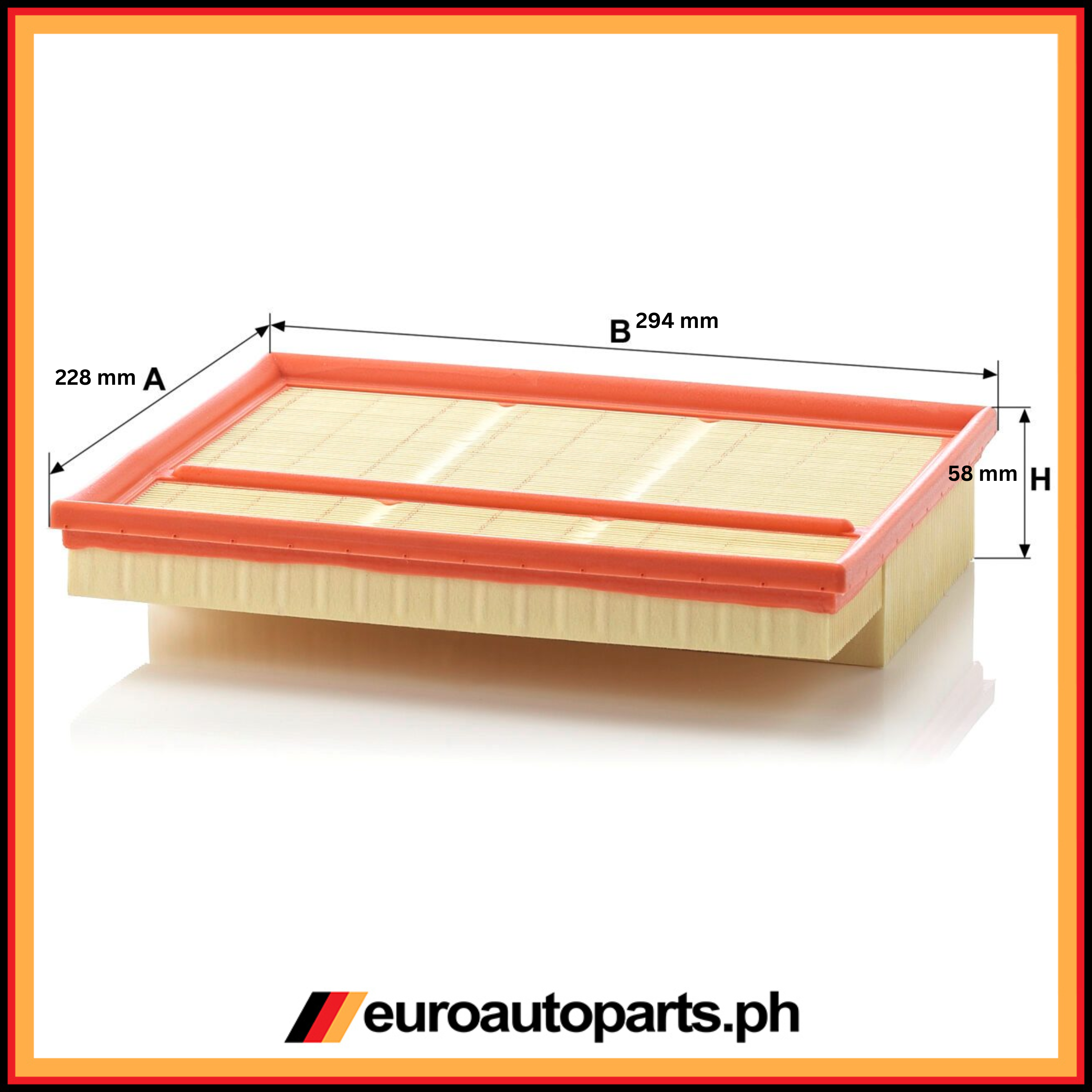 Air Filter / 004 094 13 04 / Mann / Mbenz