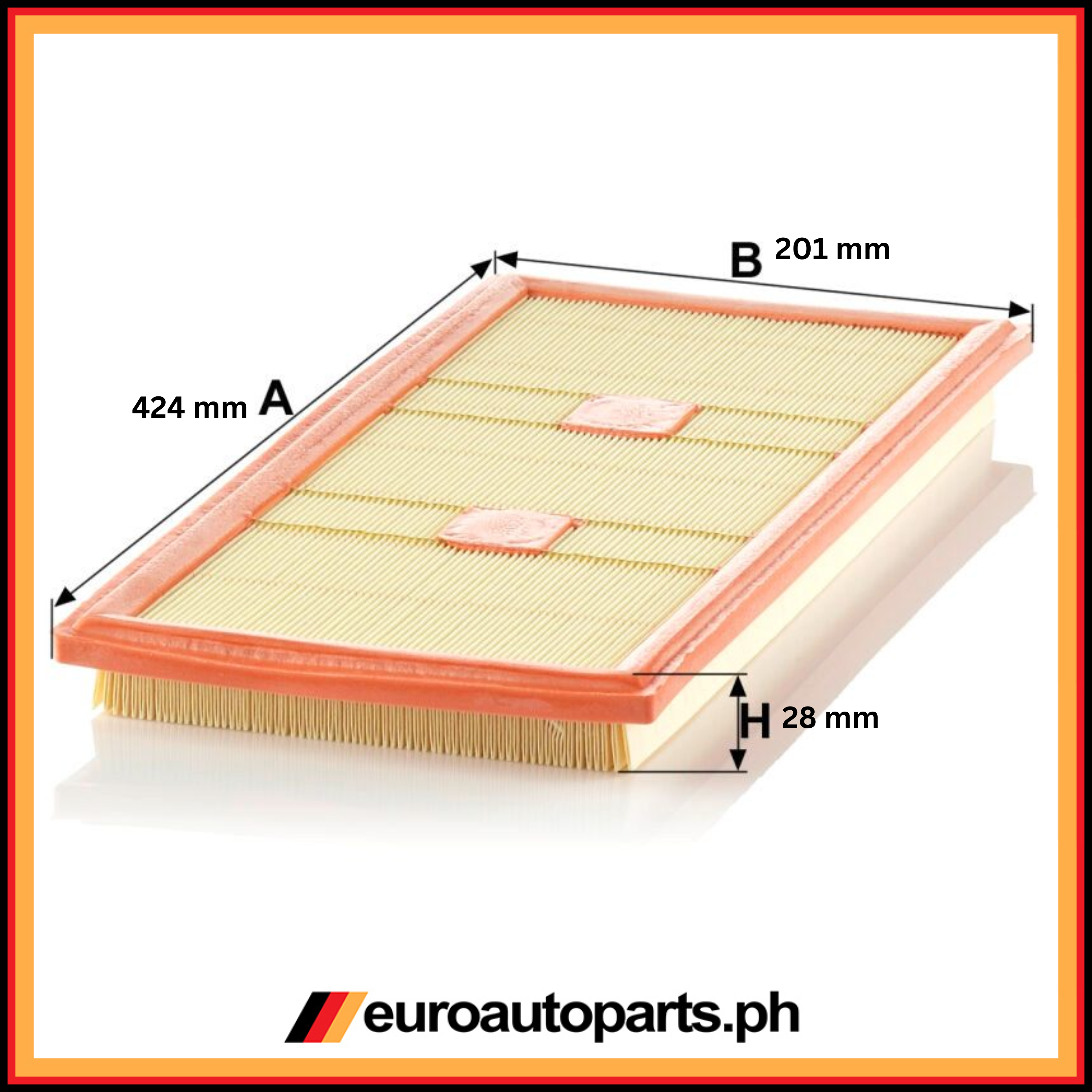 Air Filter (SC) / 276 094 00 04 / Mann / Mbenz