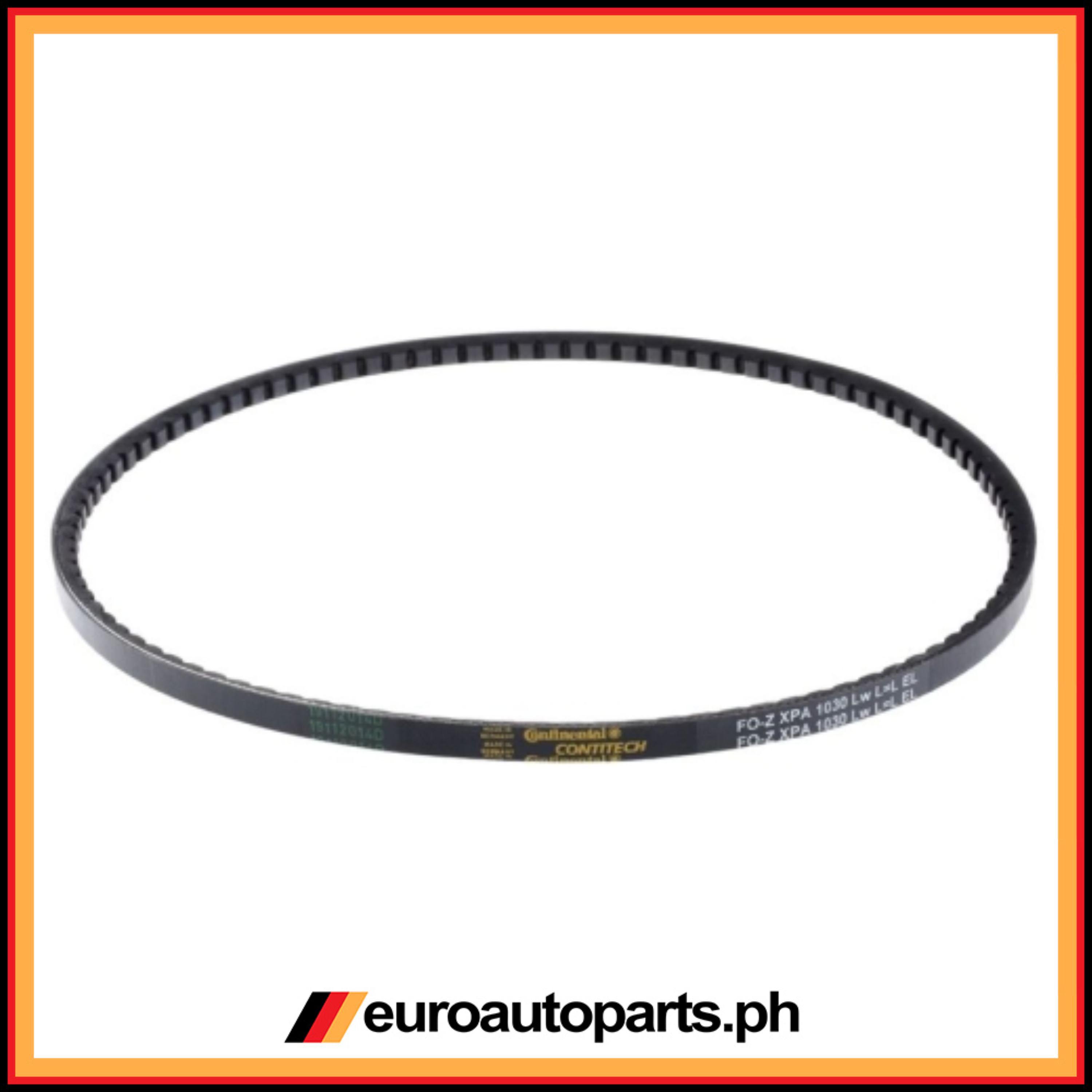 Alternator Belt / 11 23 1 721 408 / Contitech / BMW