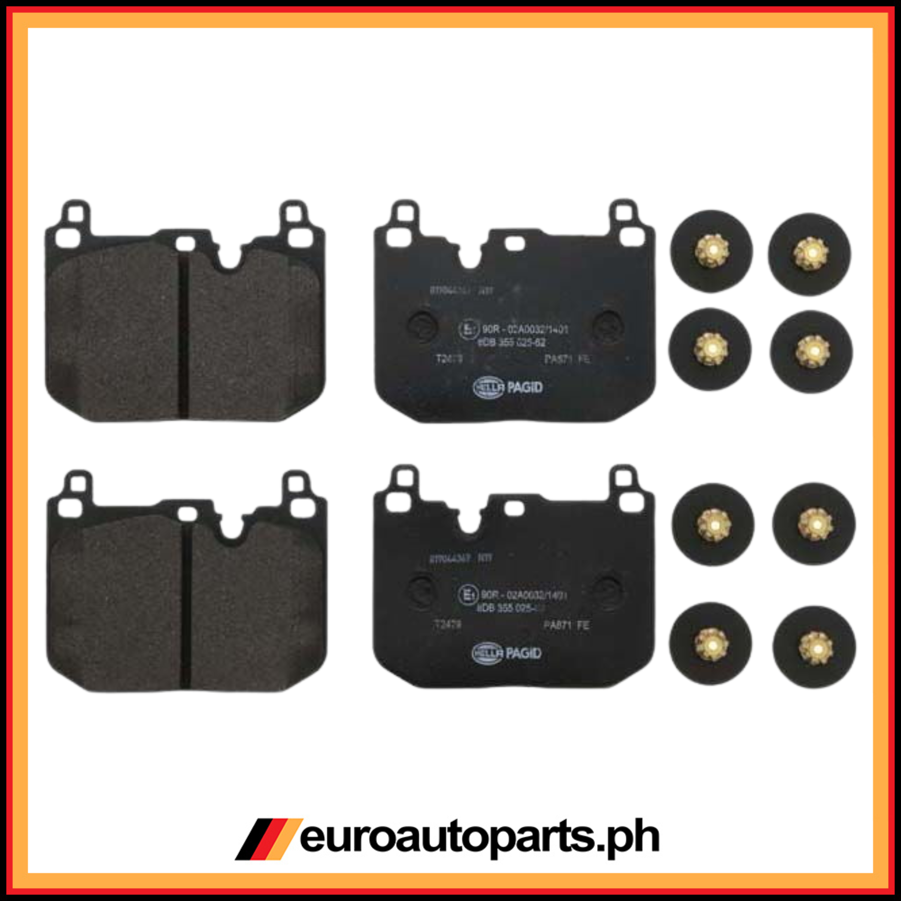 Brake Pad / Front / 34 10 6 889 266 / Brembo / BMW