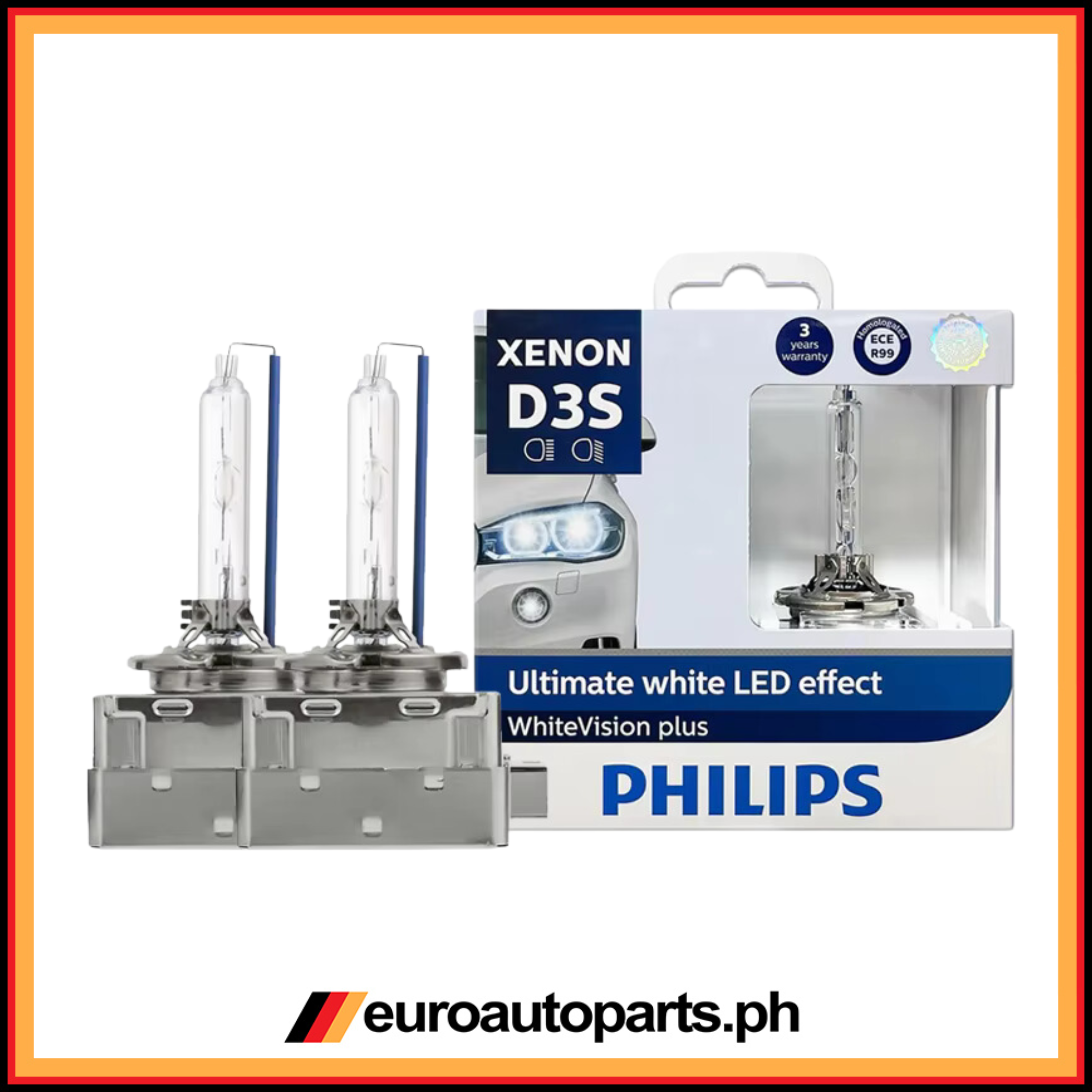 D3S Bulb White Vision Plus/42403WHV2S1/Philips/42V 35W