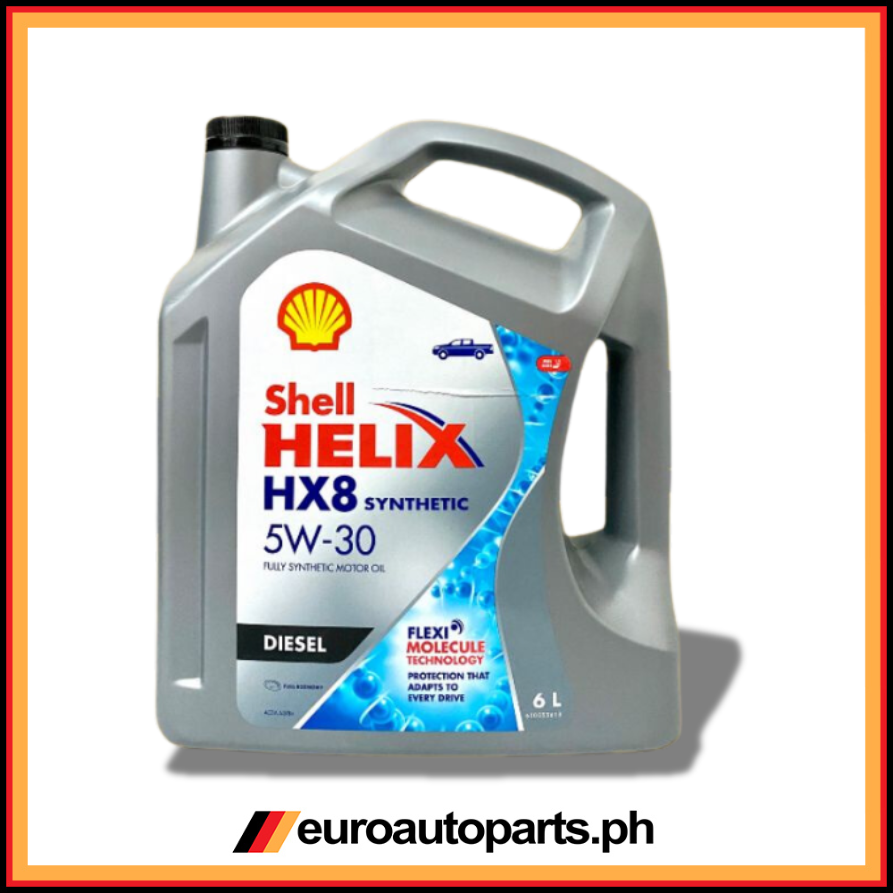 Engine Oil (Fully Synthetic 6 LTRS)/HX8/Shell/Lubricant