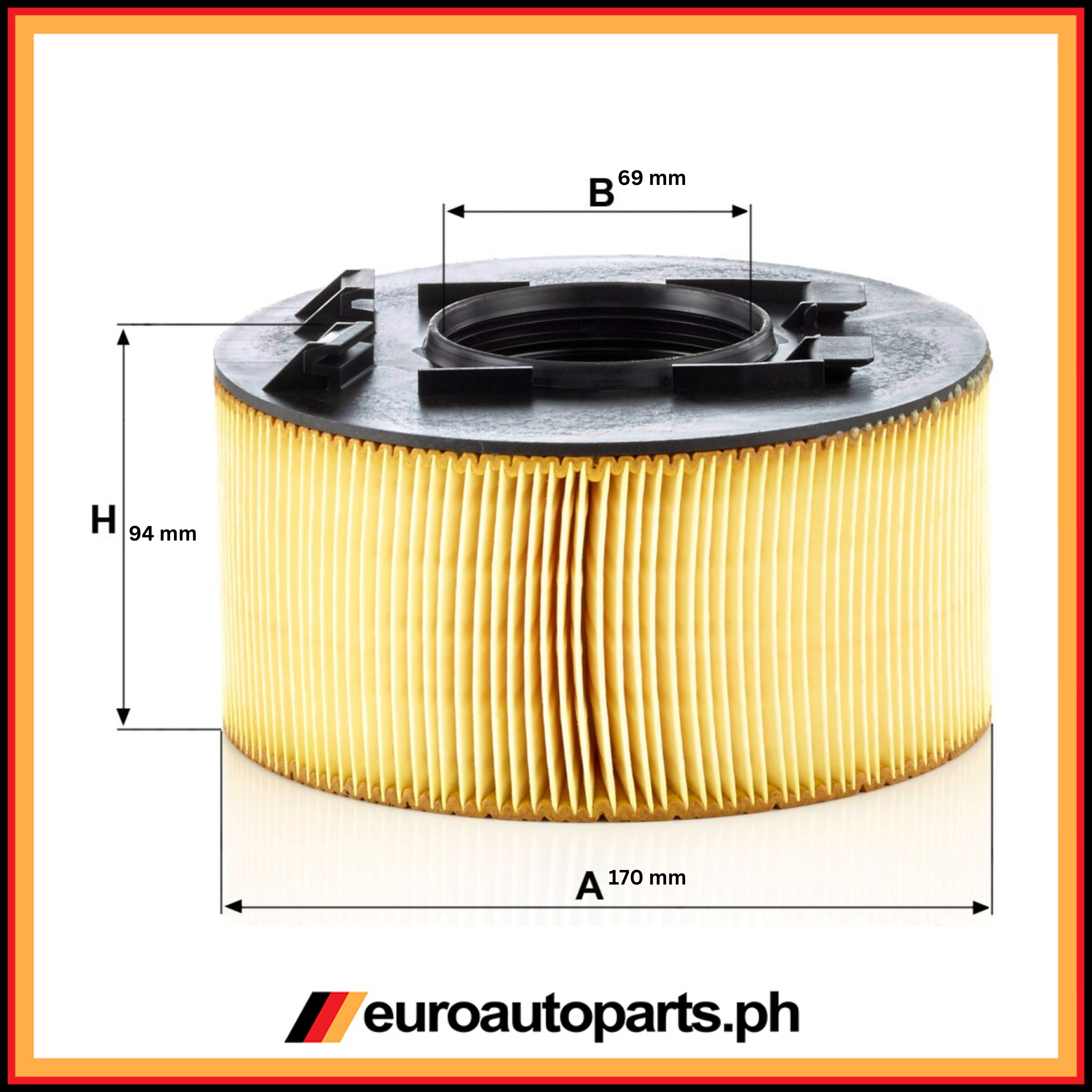 Air Filter / 13 71 7 503 141 / Brand Mann / BMW