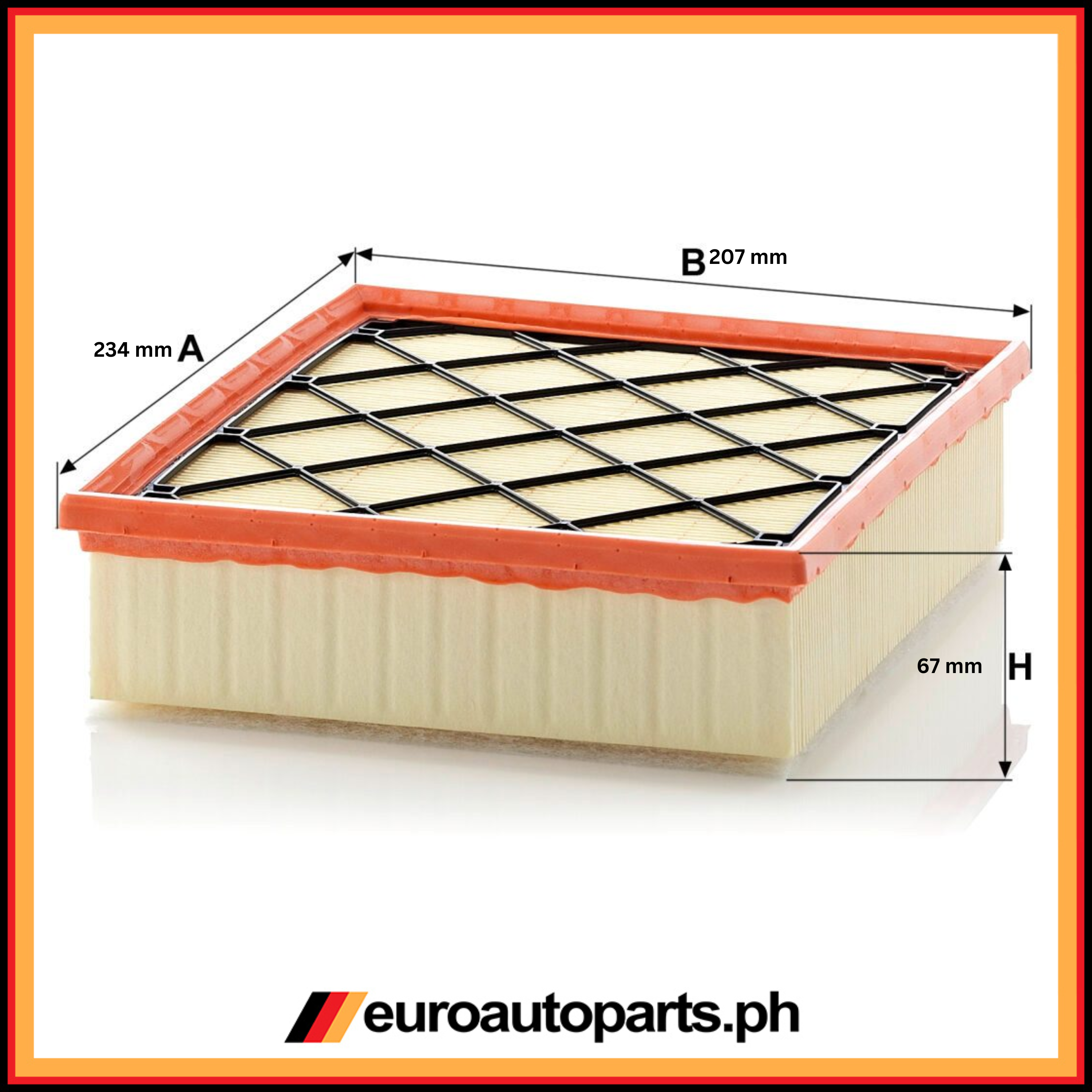 Air Filter / 30637444 / Mann / Volvo