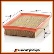 Air Filter / 13 71 3 419 934 / Mann / BMW