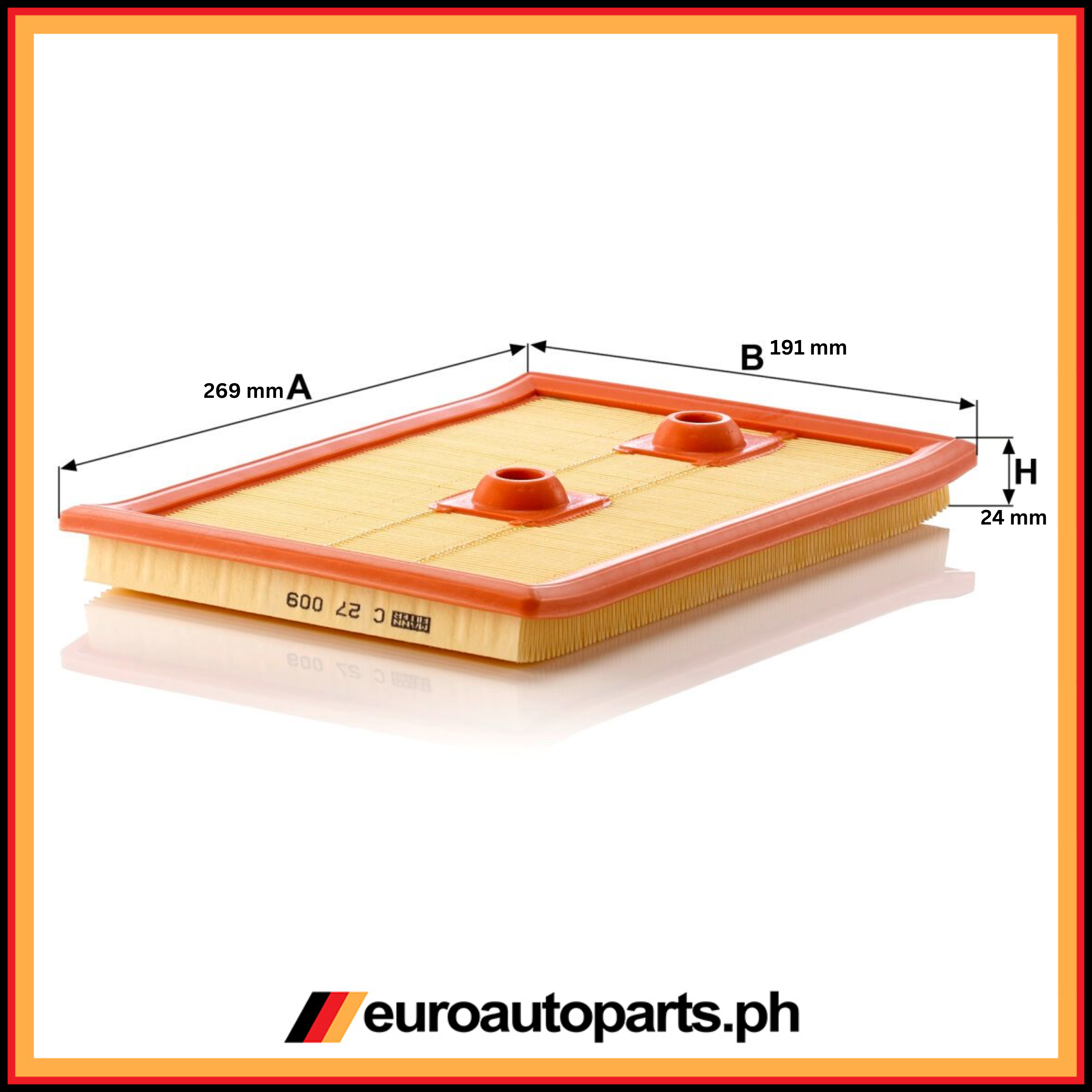 Air Filter / 04E 129 620 / Mann / Volkswagen