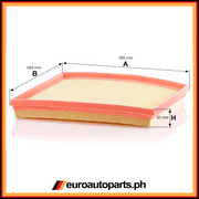 Air Filter / 13 71 7 599 285 / Mann / BMW