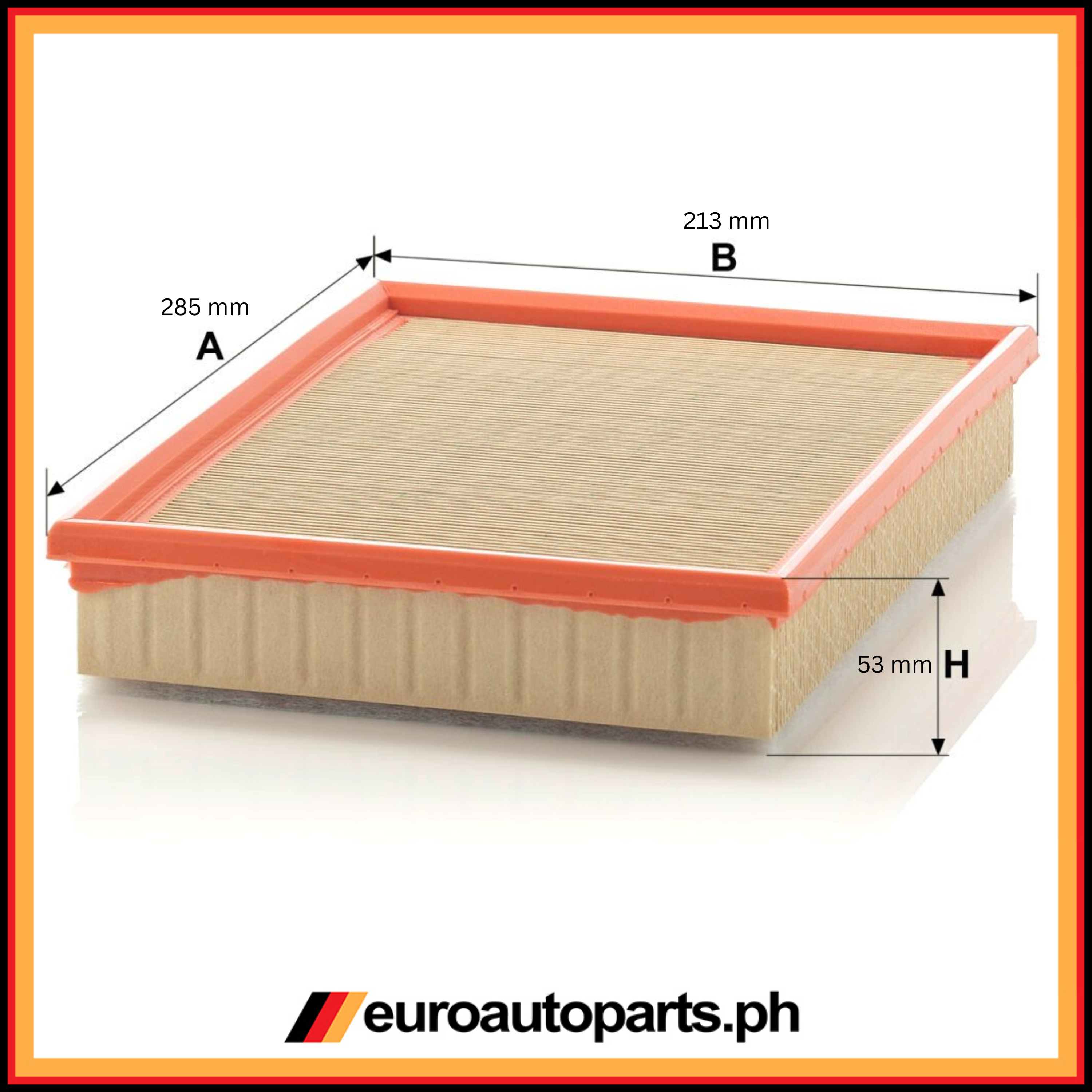 Air Filter / 9161033 / Mann / Volvo