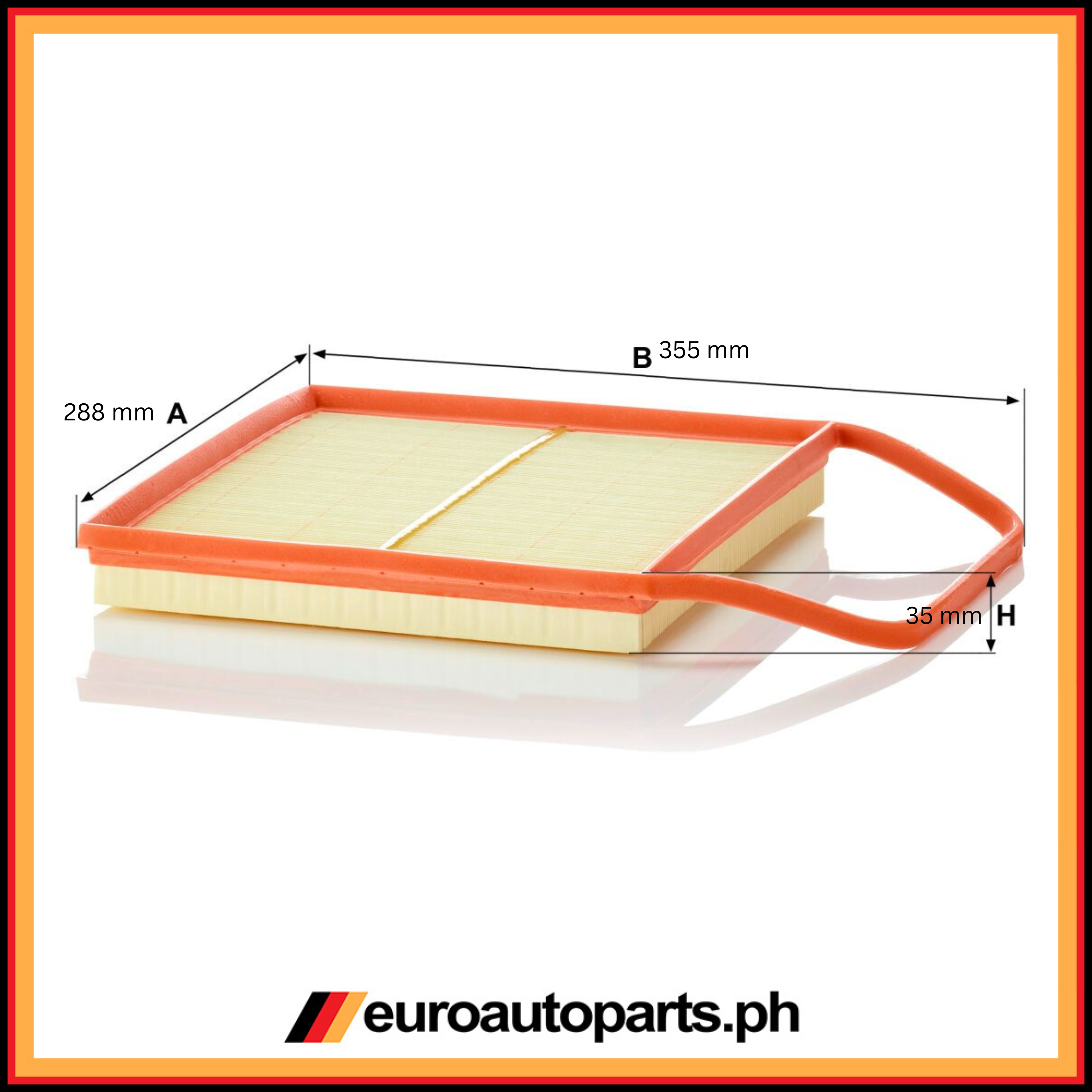 Air Filter / 13 71 7 556 961 / Mann / BMW