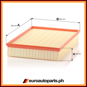 Air Filter / 2E0 129 620 D / Mann / Audi