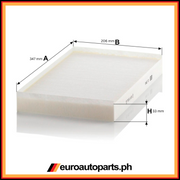 Microfilter / 639 835 02 47	/ Mann / Mercedes-Benz