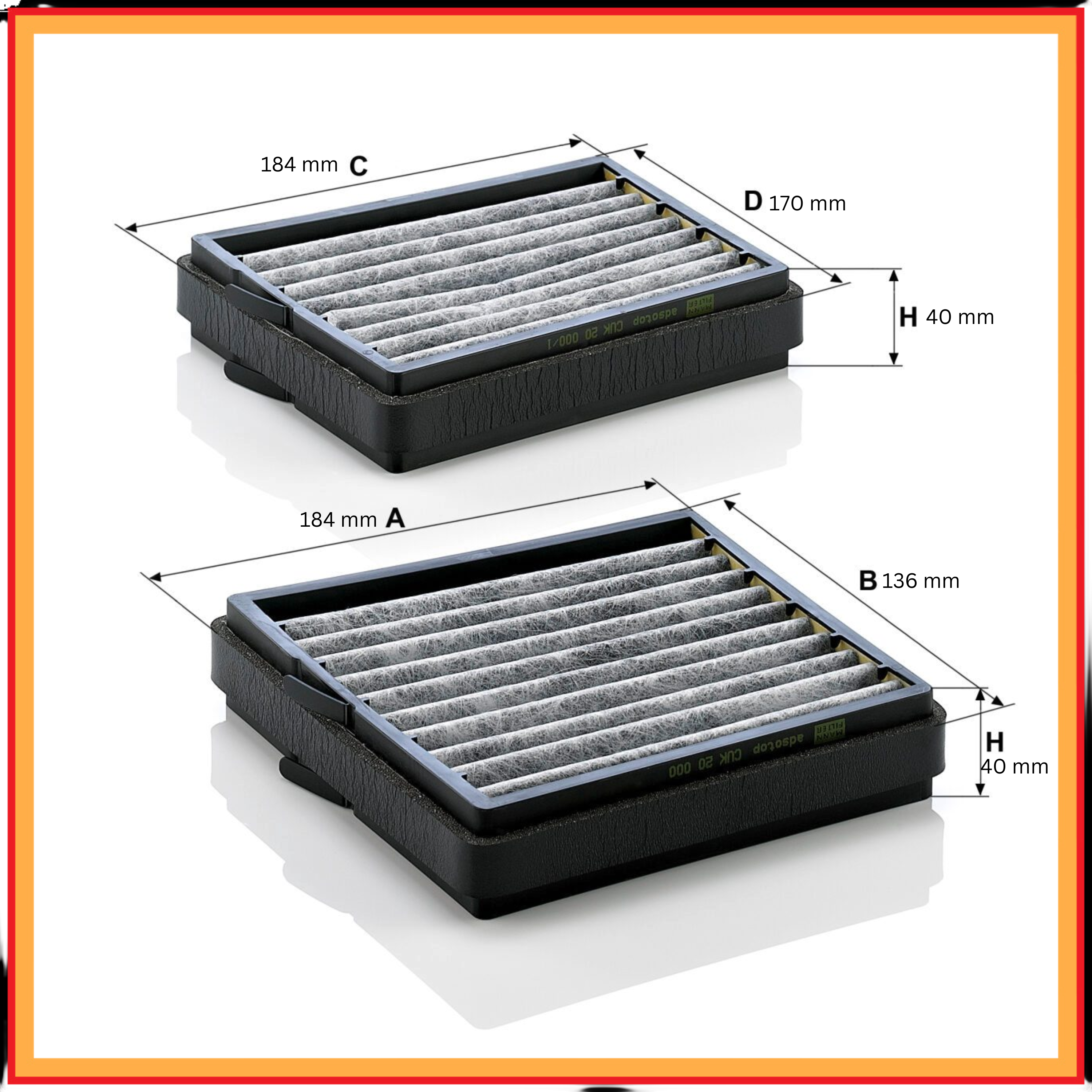 Microfilter / 203 830 03 18 / Mann / Mercedes-Benz