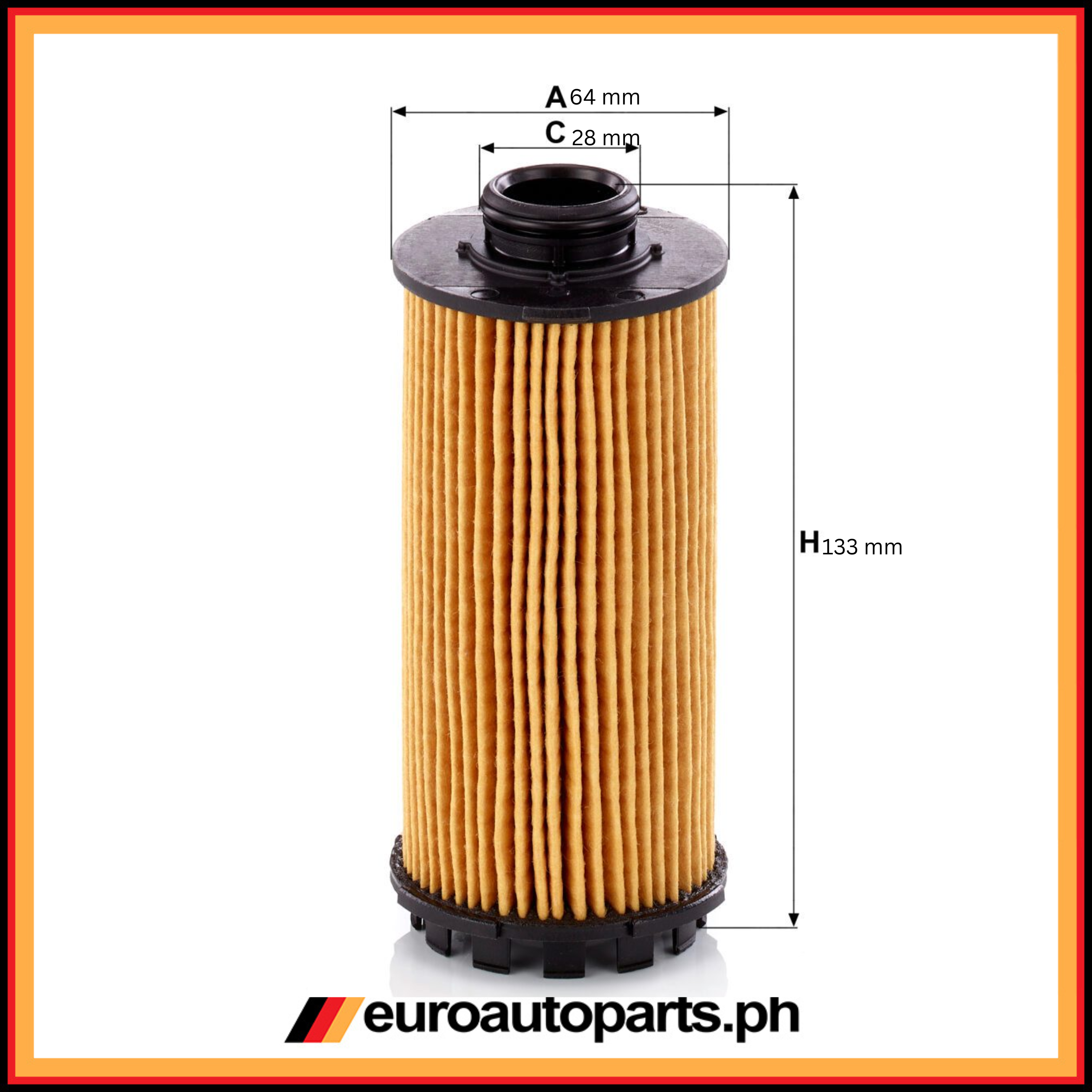 Oil Filter / 0PC 115 466 / Mann / Porsche
