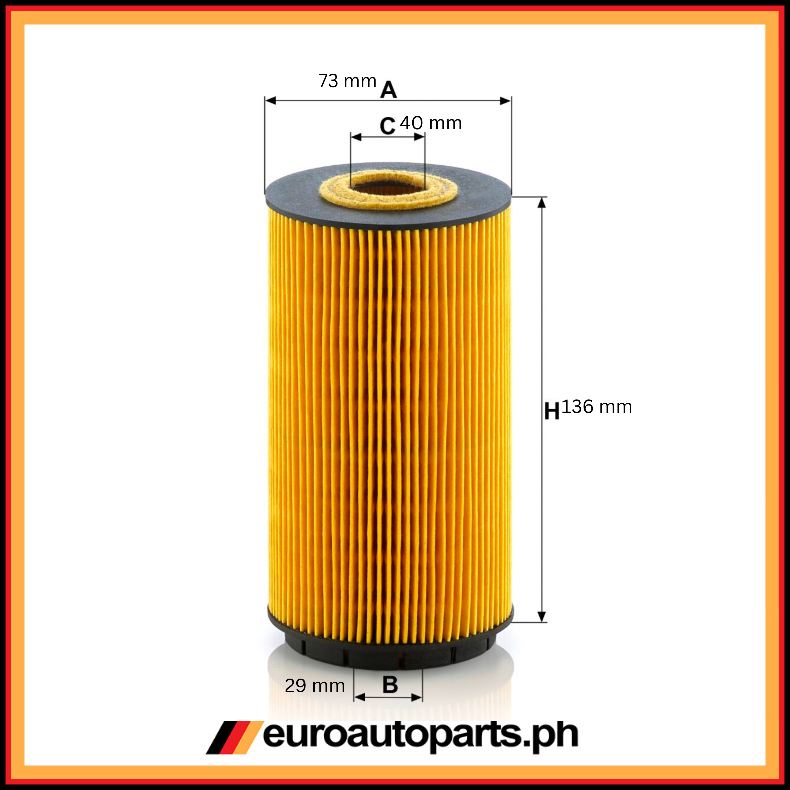 Oil Filter / 07C 115 562 E / Mann / Audi