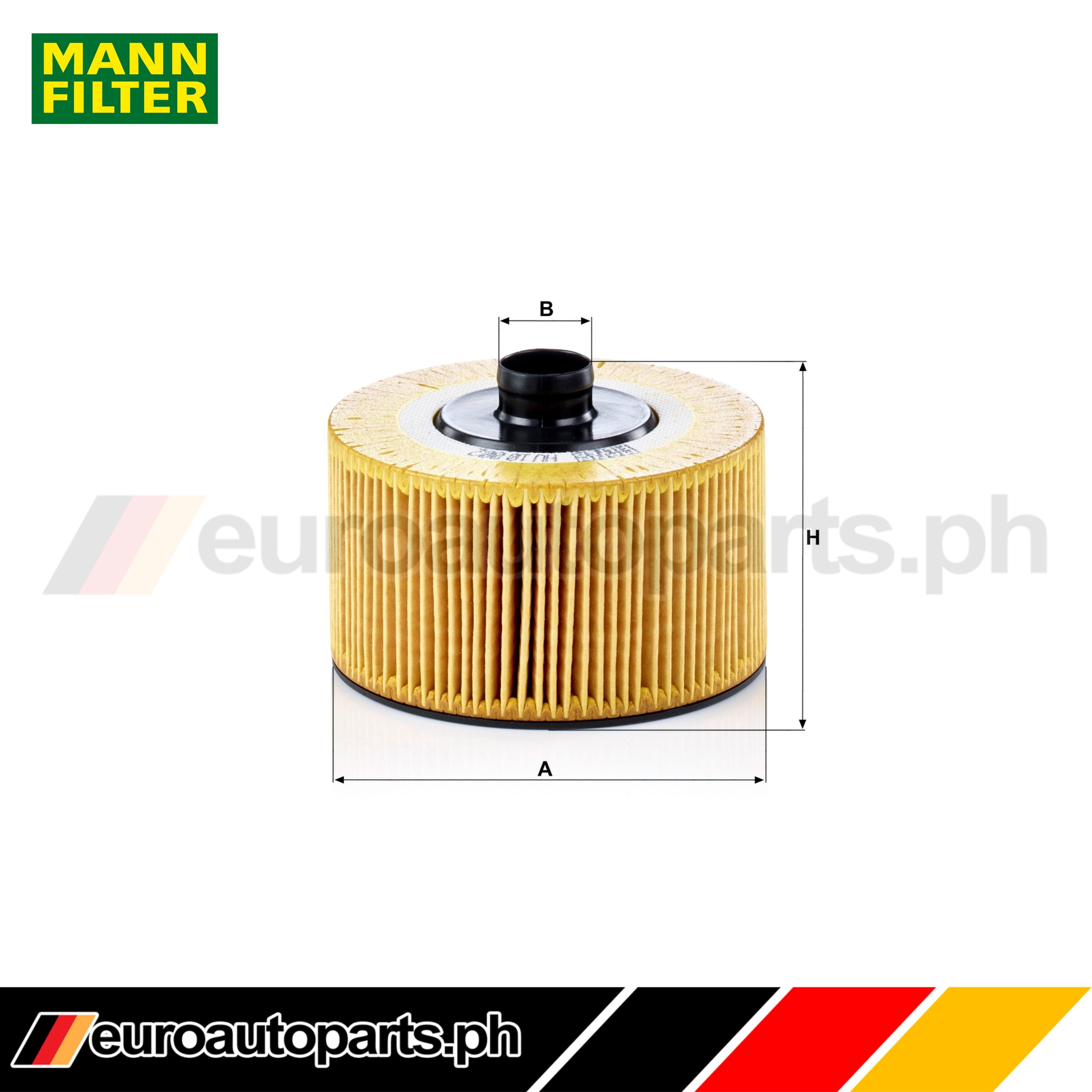 Oil Filter / 281 180 02 10 / Brand Mann / Mbenz