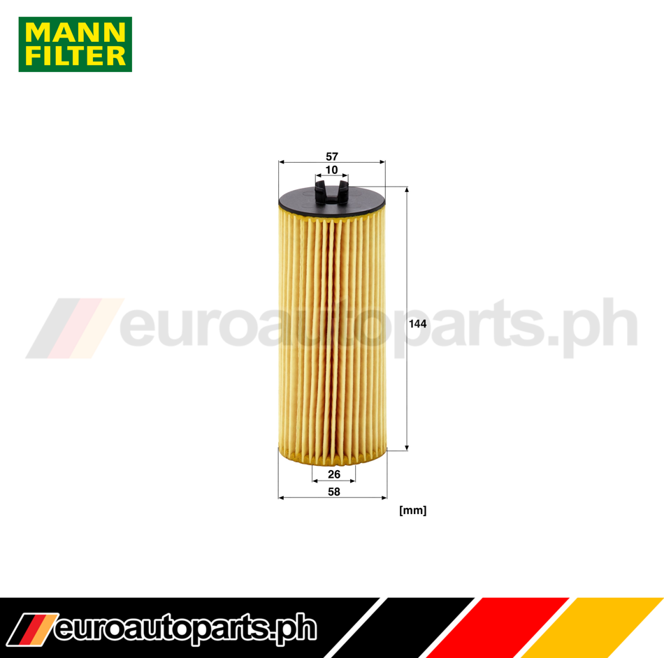 Oil Filter / 278 184 01 25 / Brand Mann / Mbenz