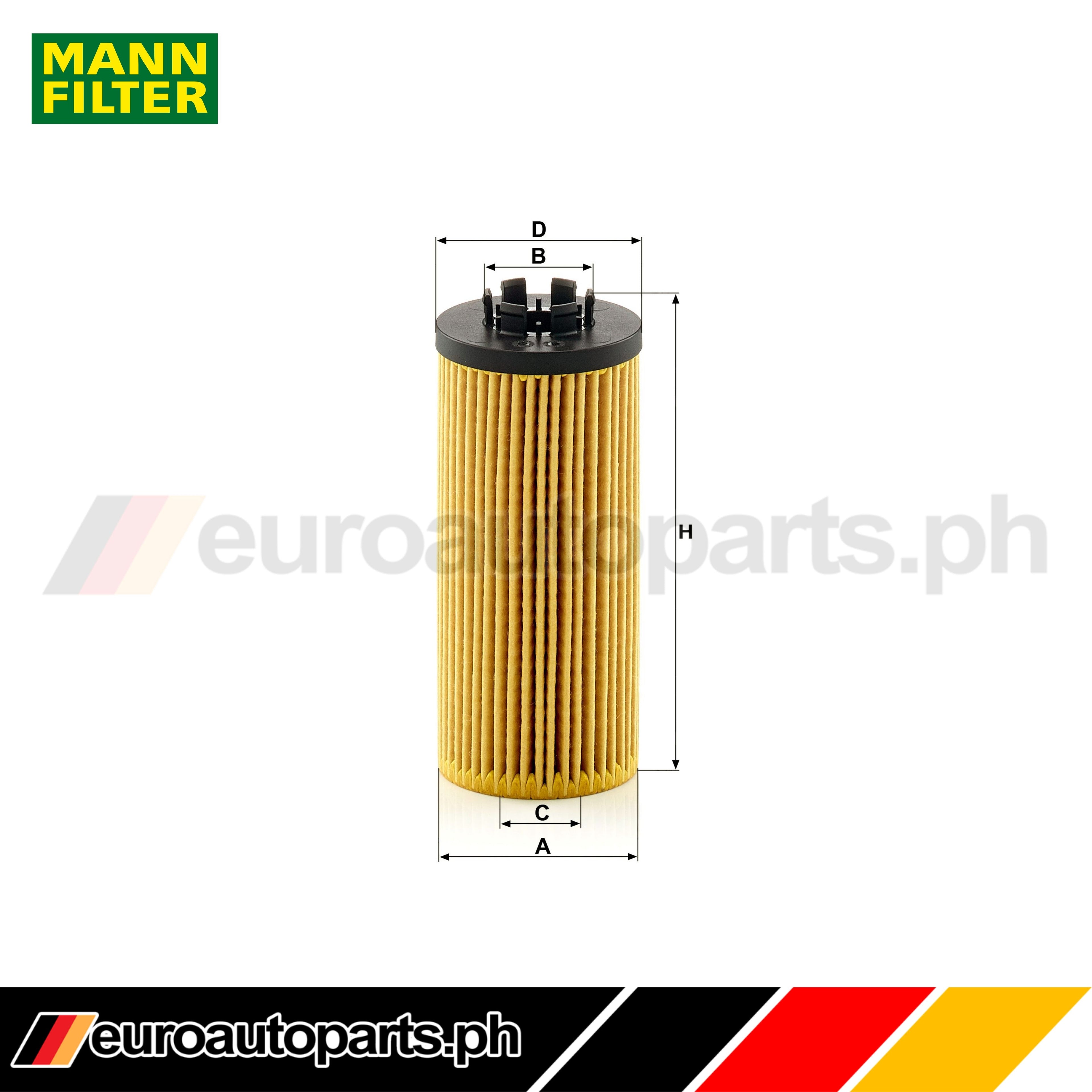 Oil Filter / 11 42 8 593 186 / Brand Mann /BMW