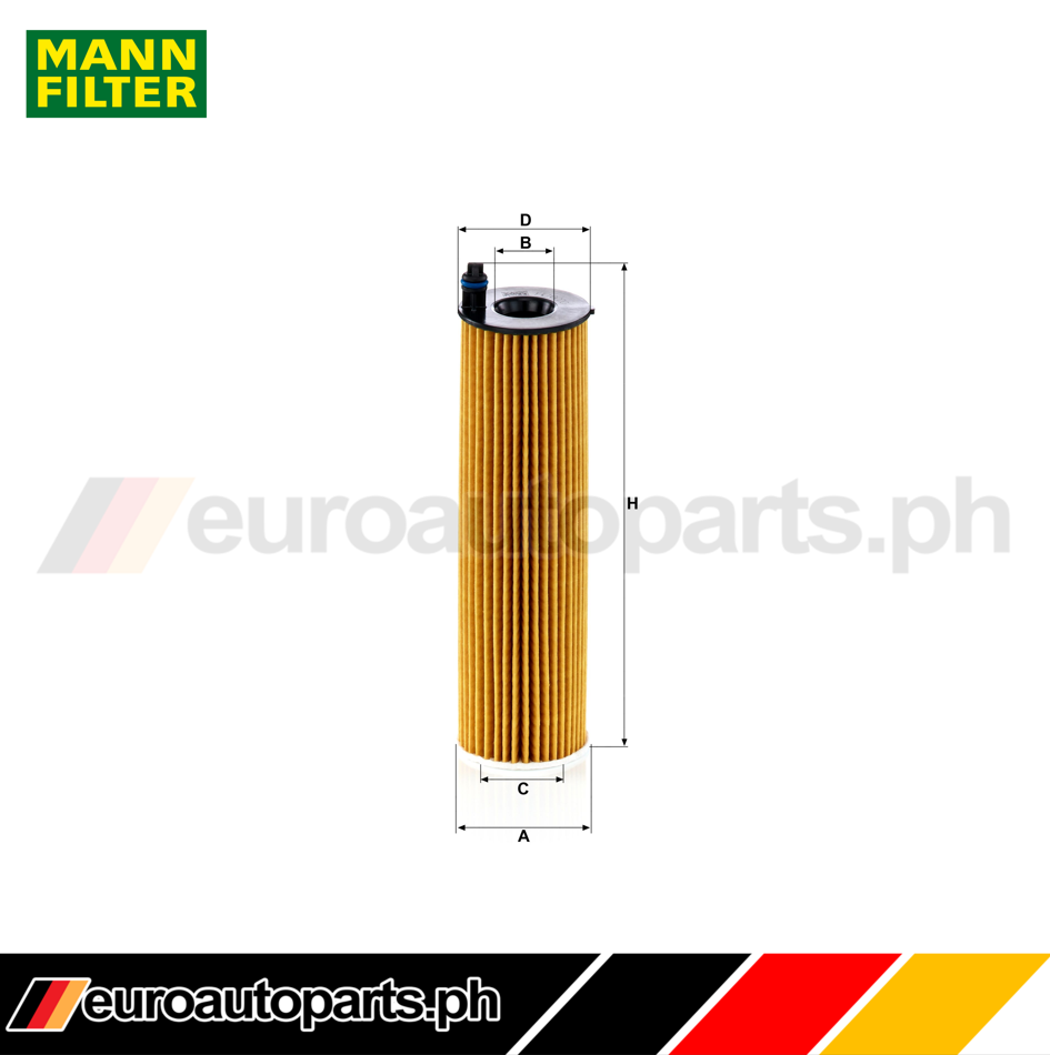Oil Filter / 654 180 11 00 / Brand Mann / Mbenz