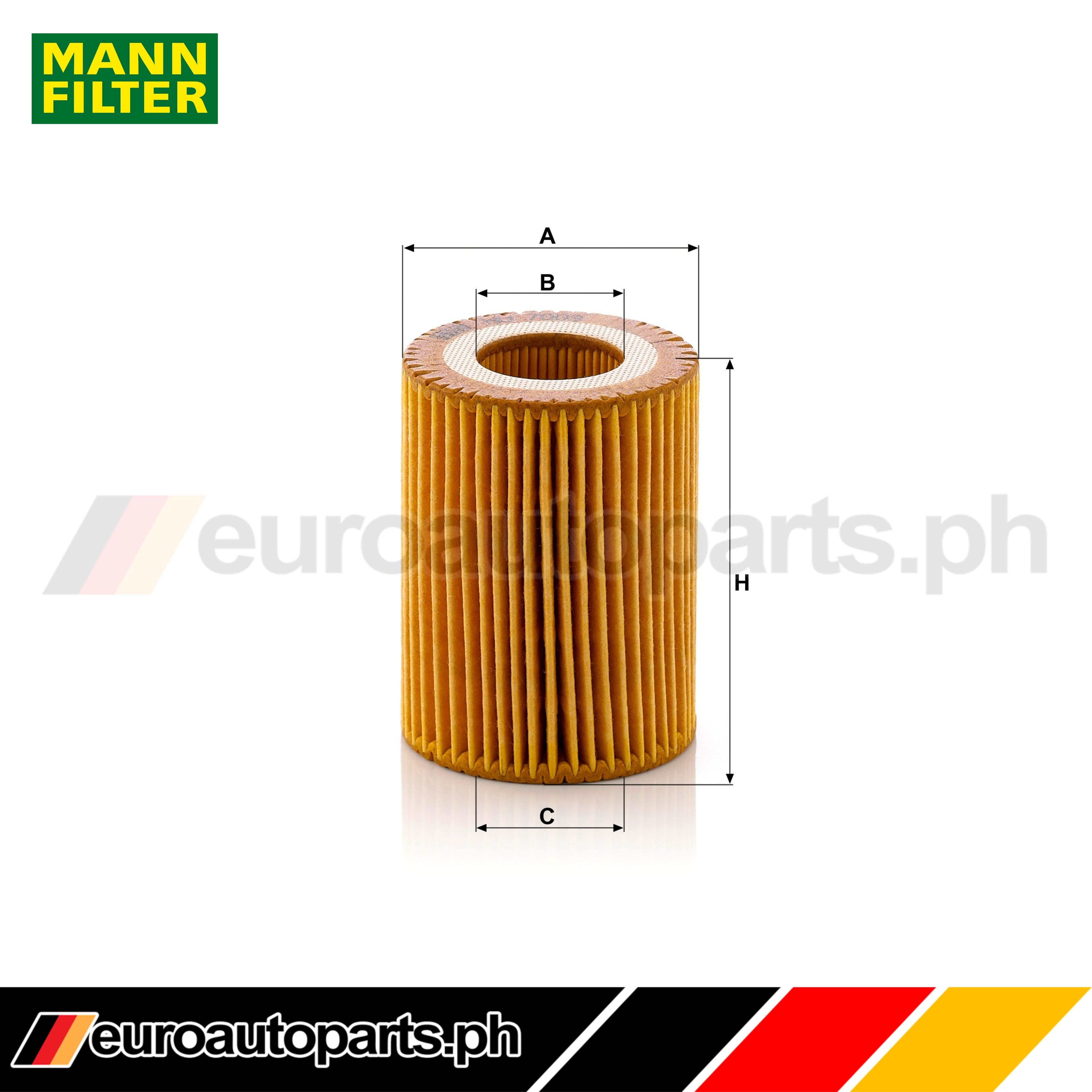 Oil Filter / 11 42 7 635 557 / Brand Mann / BMW