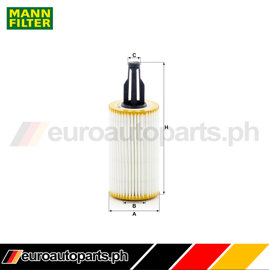 Oil Filter / 276 180 00 09 / Brand Mann / Mbenz