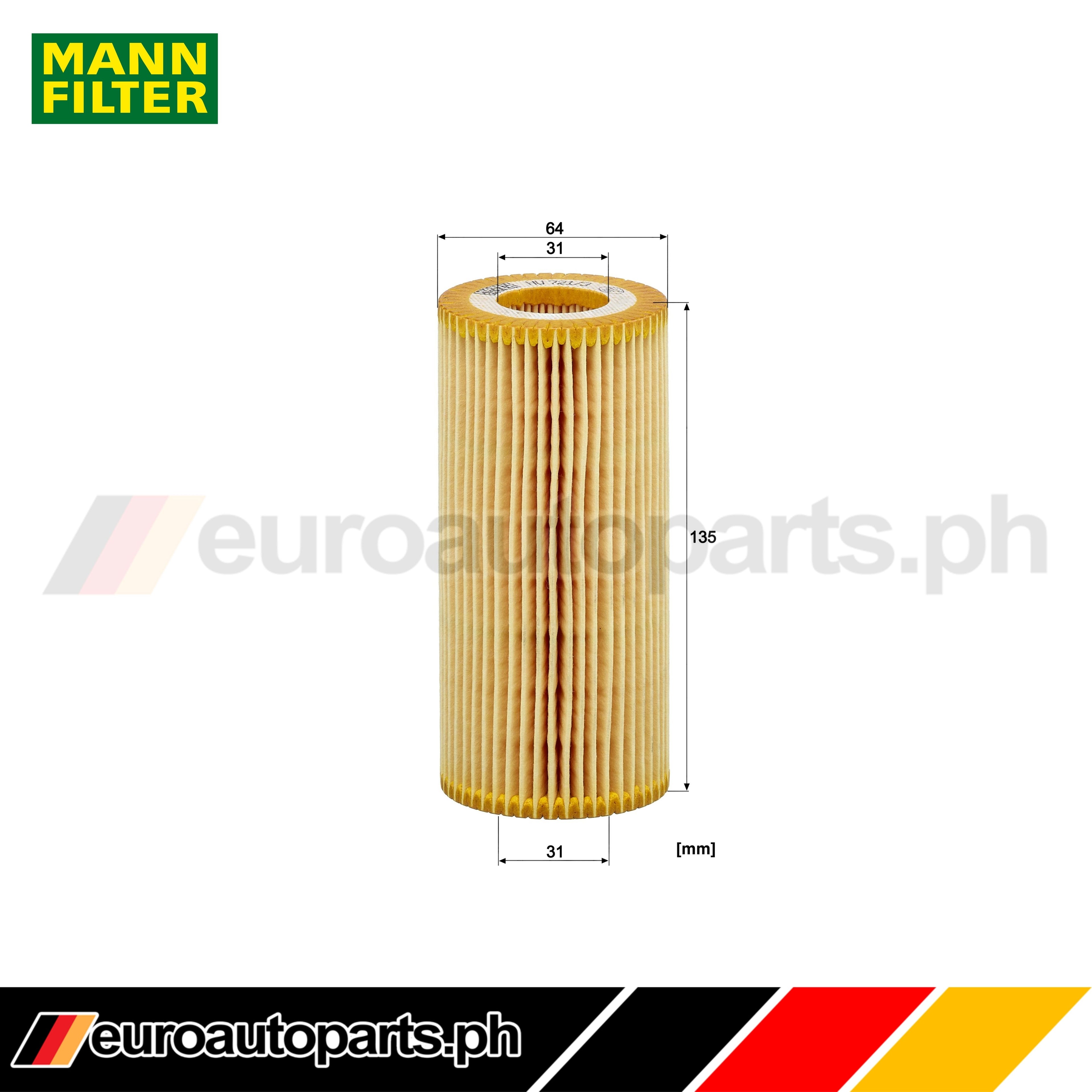 Oil Filter / 275 180 00 09 / Brand Mann / Mbenz