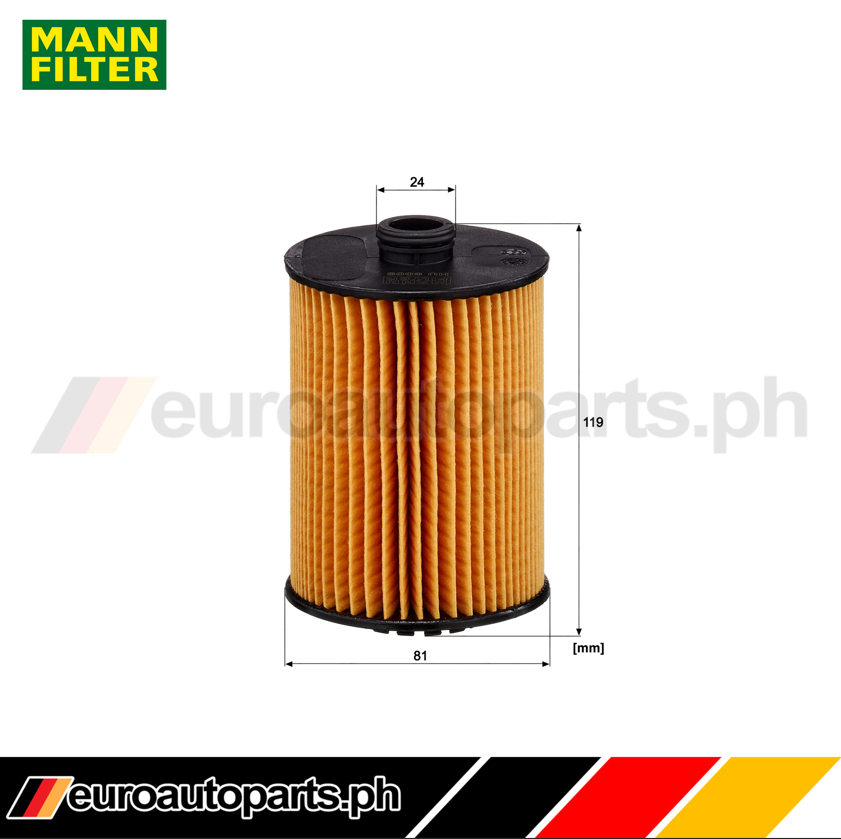 Oil Filter / 958 107 222 10 / Brand Mann / Porsche