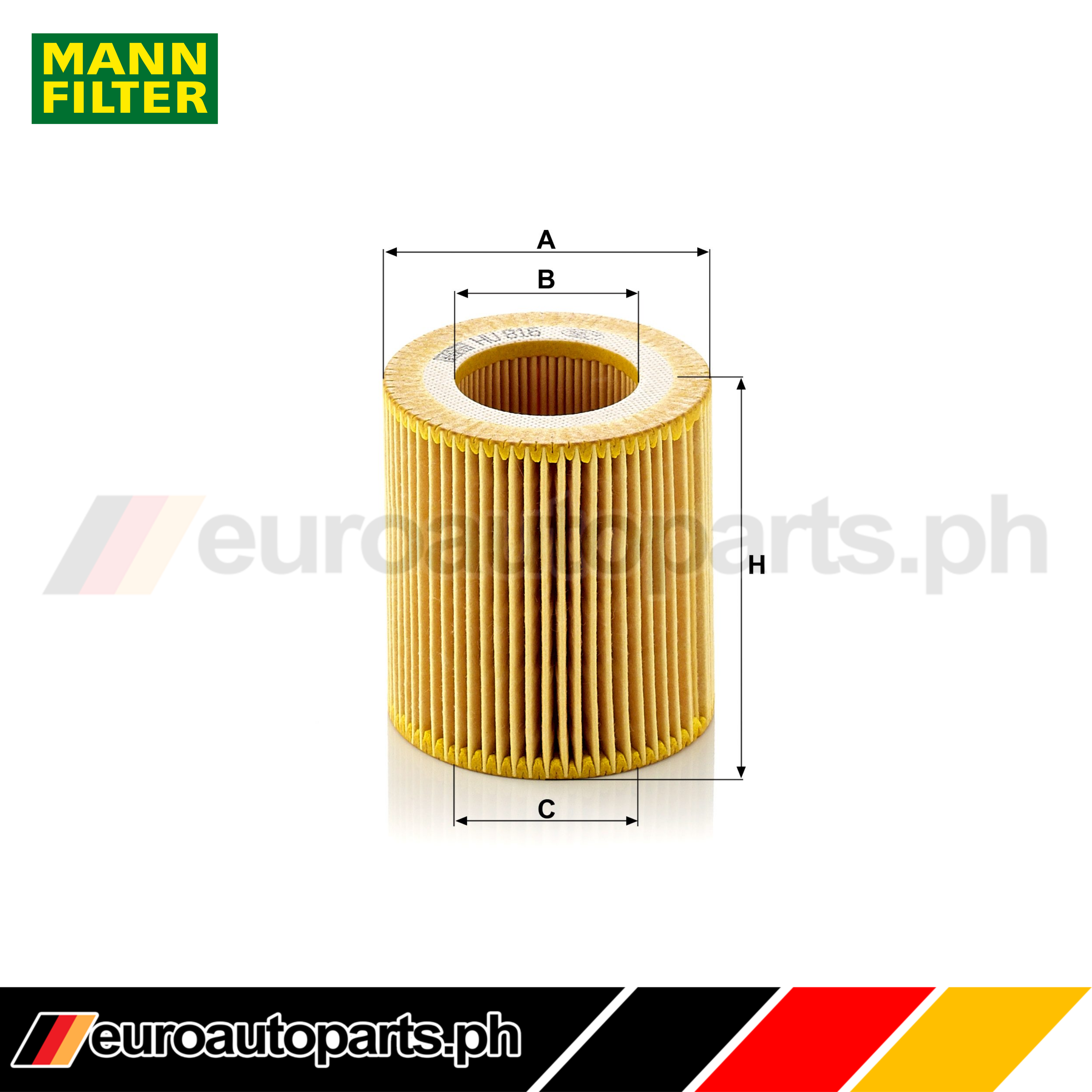 Oil Filter / 11 42 7 640 862 /Brand Mann / BMW