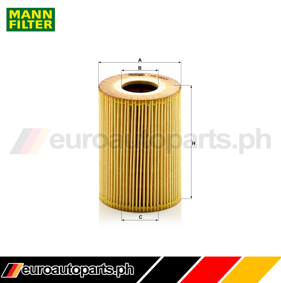 Oil Filter / 948 107 222 00 / Brand Mann / Porsche