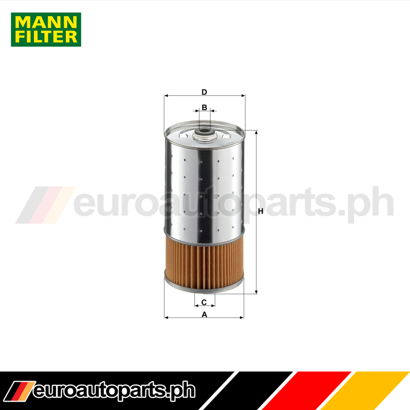 Oil Filter / 601 180 00 09 / Brand Mann / Mbenz