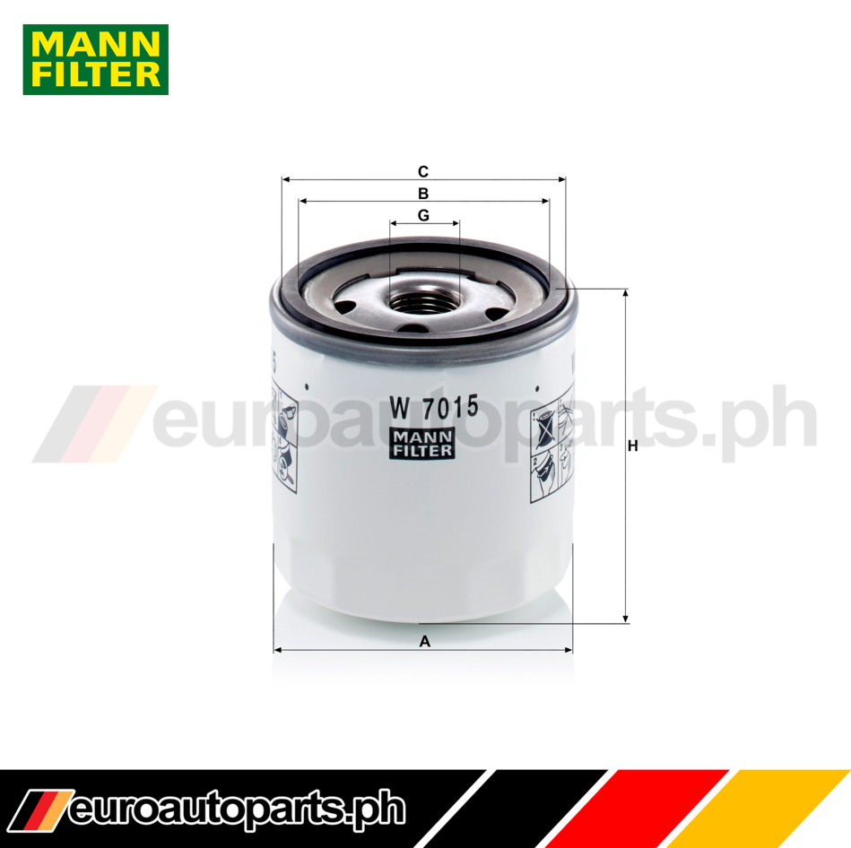 Oil Filter / 31330050 / Brand Mann / Volvo