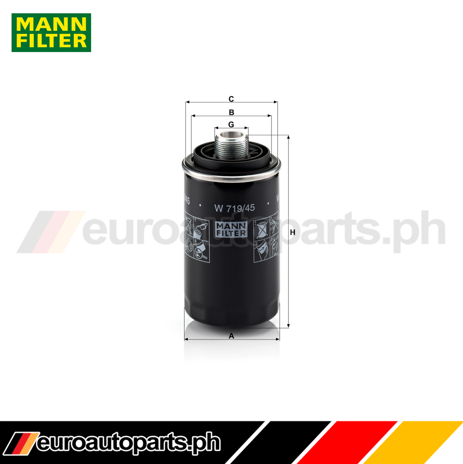 Oil Filter / 06H 115 403 / Brand Mann / Audi