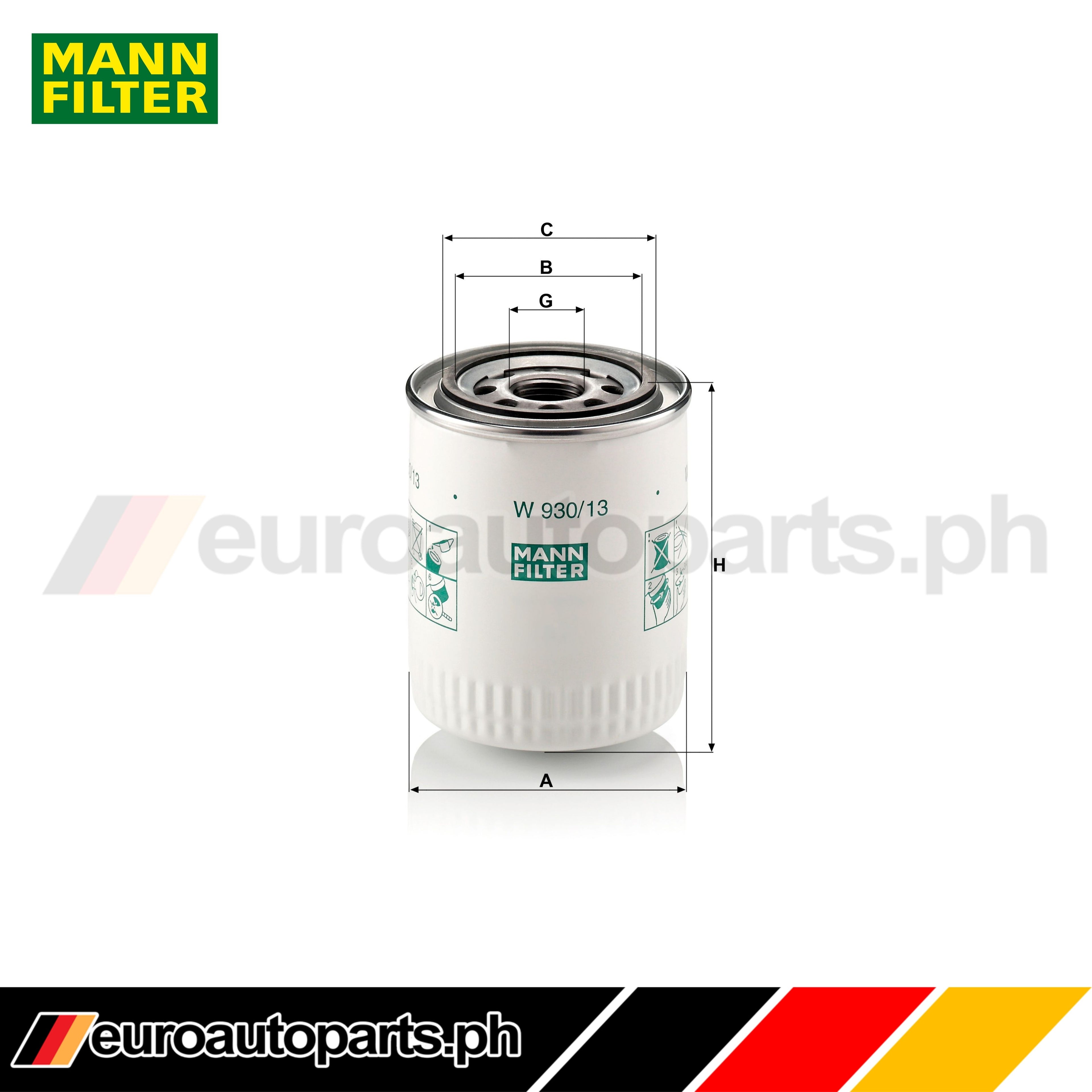 Oil Filter / EAC 1467 / Brand Mann / Jaguar