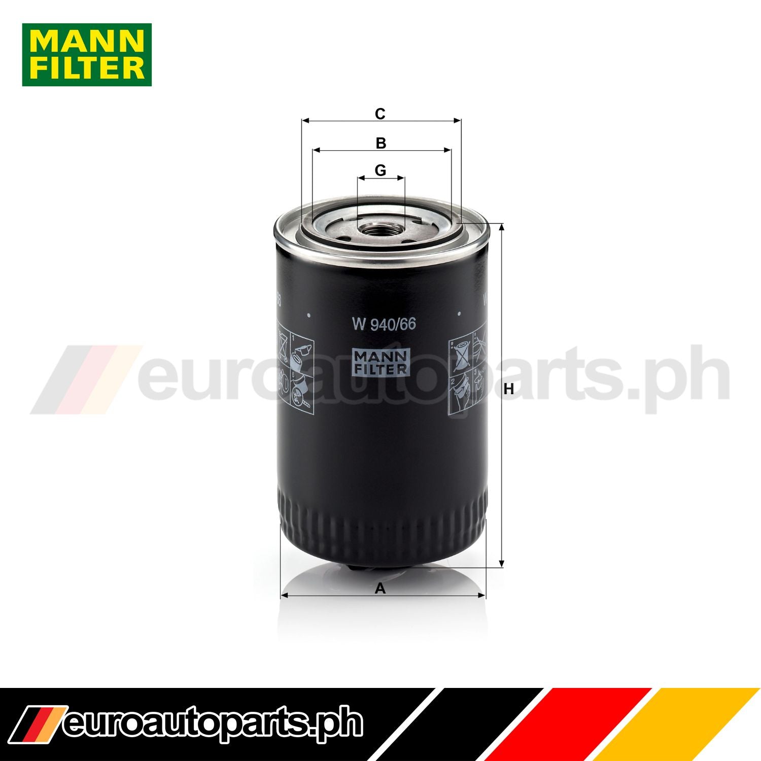 Oil Filter / 068 115 561 F / Brand Mann / Audi